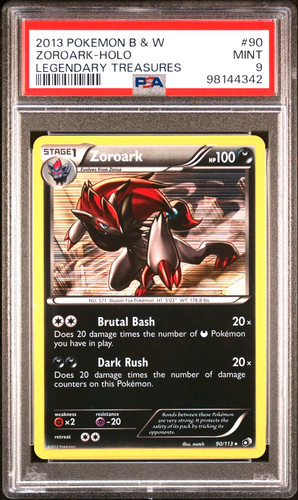 Zoroark graded PSA 9 for sale on eBay