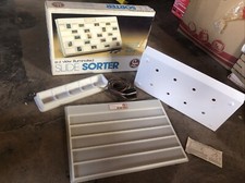 35mm Slide Sorter Viewer E-Z View Illuminated Logan 1055 Holds 40 Slides Vintage
