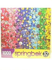 Springbok Jigsaw Puzzle 10914 'Bunches Of Buttons' 1000 Piece New / Sealed