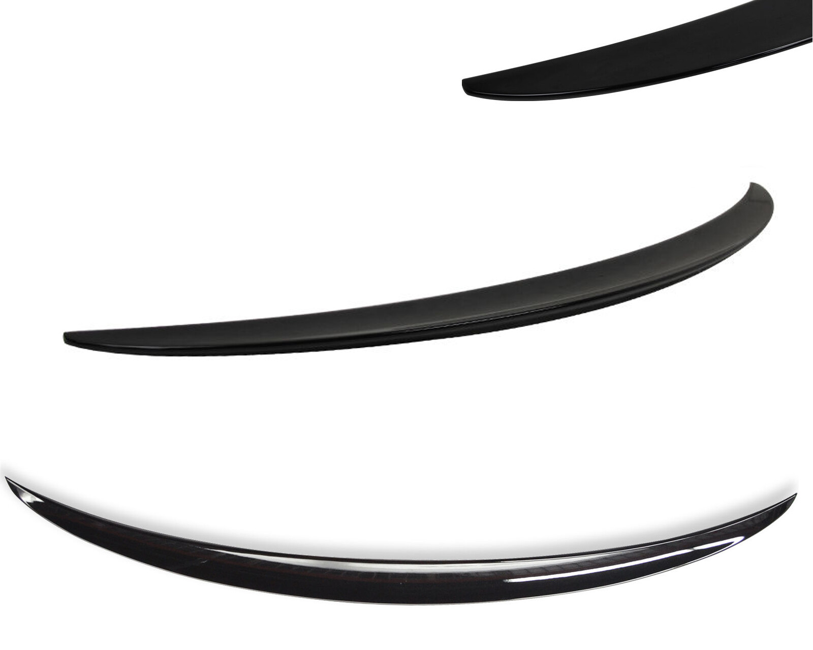 Black Rear Spoiler Suitable for BMW 6 Series F13 F12, Spoiler P-Style Rear