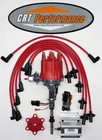 CHEVY CORVAIR 140 145 164 FLAT 6 HEI DISTRIBUTOR RED + 60K Coil + USA PLUG WIRES