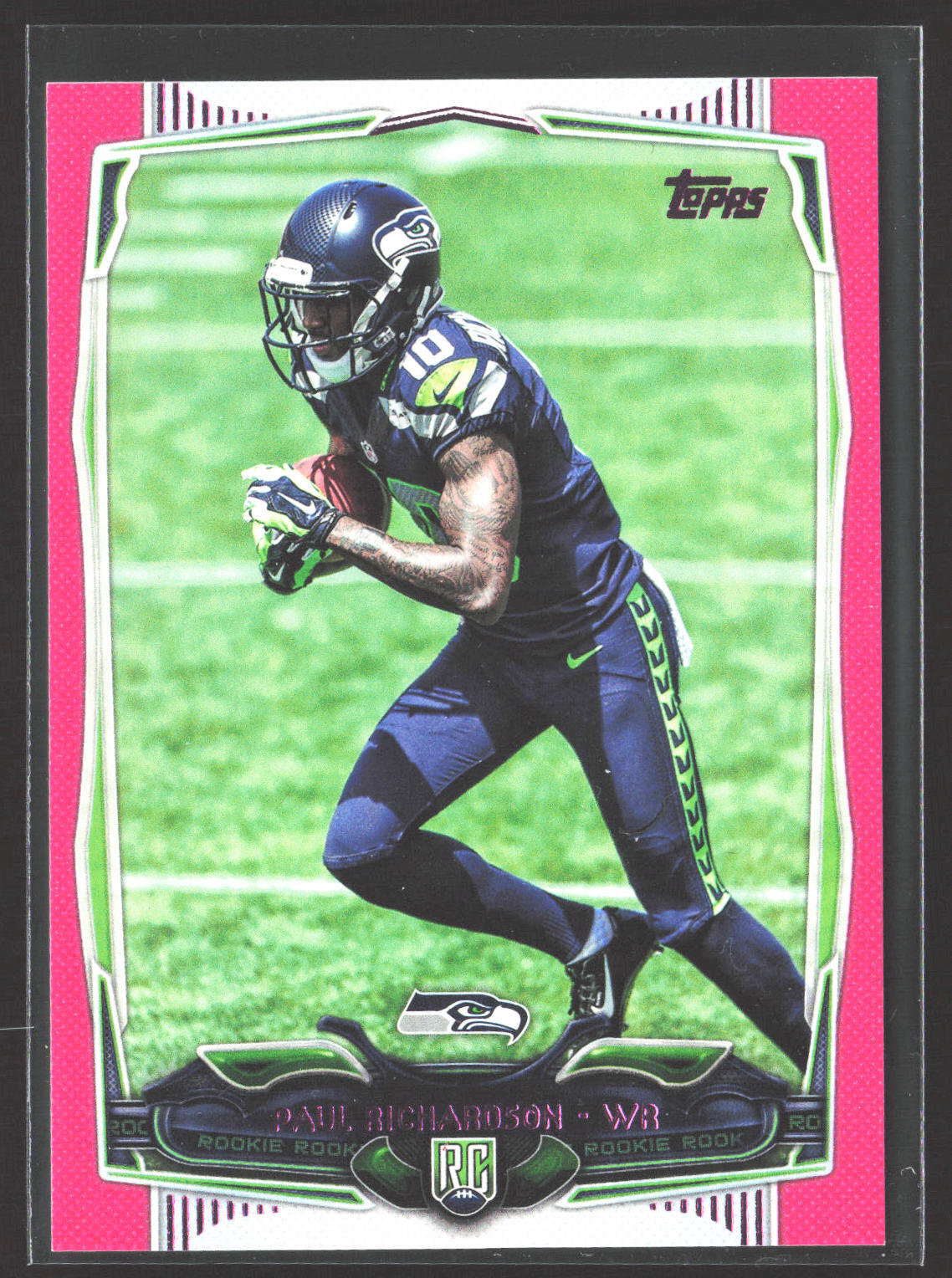 Paul Richardson Topps #401 Pink