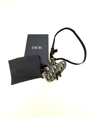 Authentic Christian Dior Homme Oblique Nano / Micro Saddle Pouch