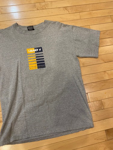 Vintage AND1 Shirt Adult Large Gray Mens 90s Basketball Made in USA - Picture 6 of 7