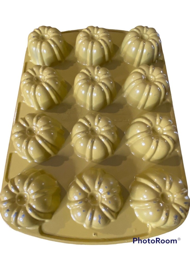 Vintage Nordic ware Mini Fluted Muffin Pan/mini Bundt Pan eBay