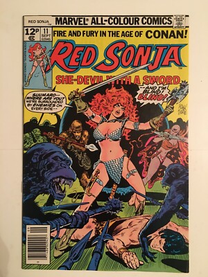 Red Sonja #11 NM- (9.2) MARVEL ( Vol 1 1978) 