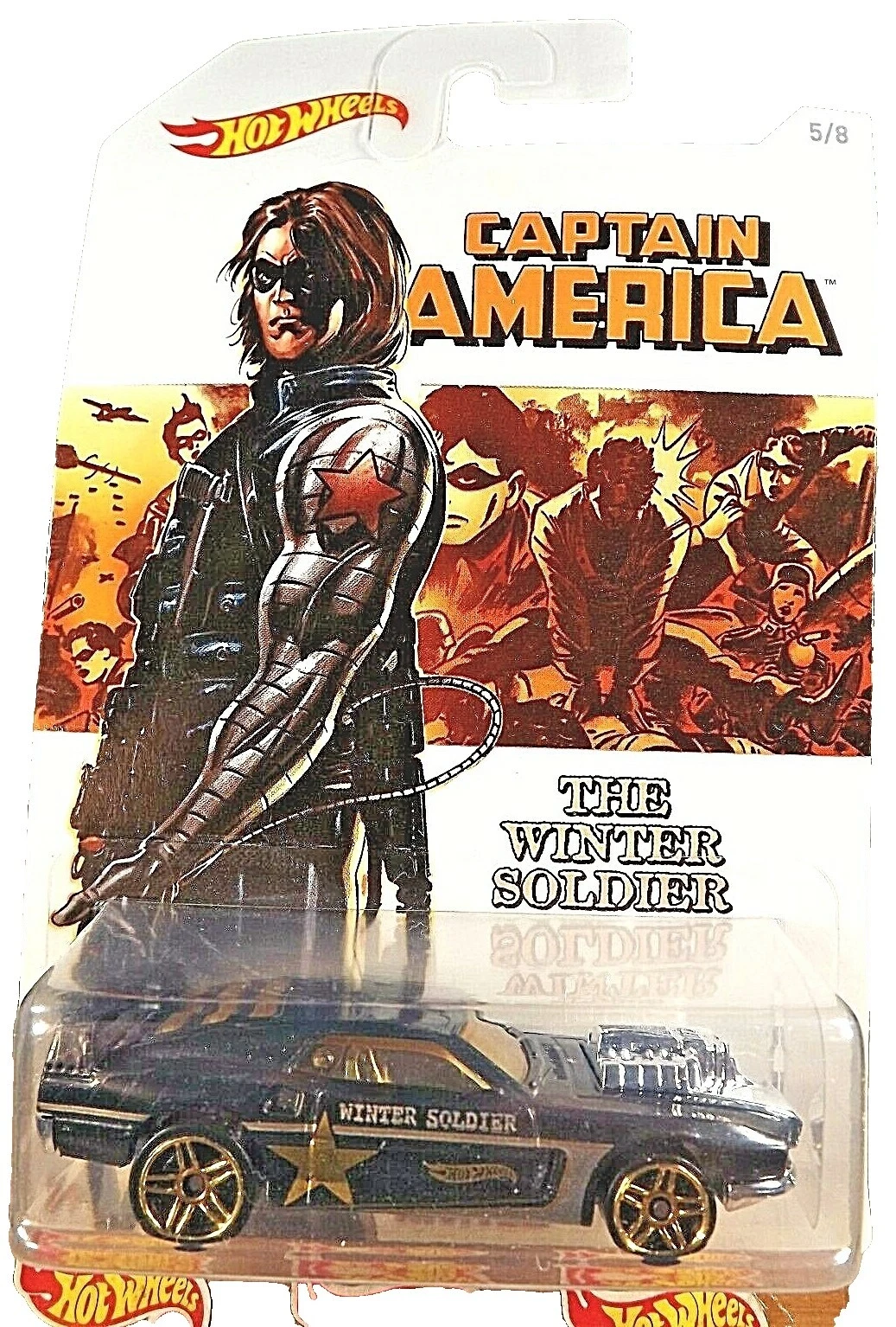 Hot Wheels 美国队长塑料压铸玩具车