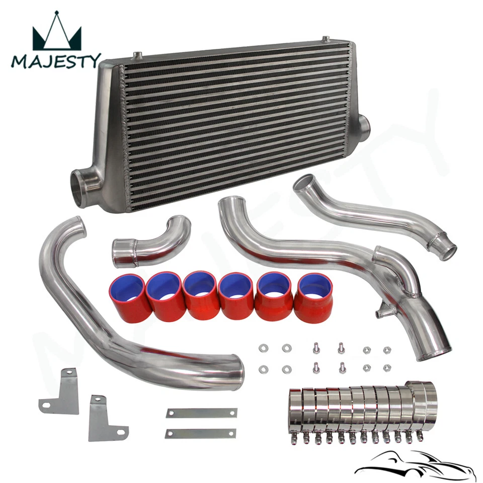 Kit Intercooler Para Nissan Silvia 240SX 200SX S14 S15 SR20DET 2.0T 1995-1998 Rojo Foto 2 de 4