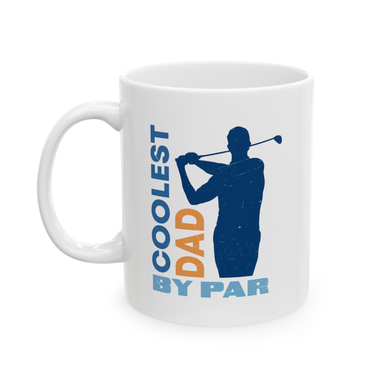 Golfing Dad Mug Best Dad By Par Golf Fathers Day Birthday Gift Coffee Cup