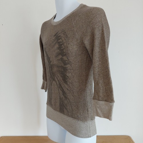 RALPH LAUREN DENIM & SUPPLY Pullover Sweatshirt Bluse Rot Indian Chief SMALL - Bild 3 von 12