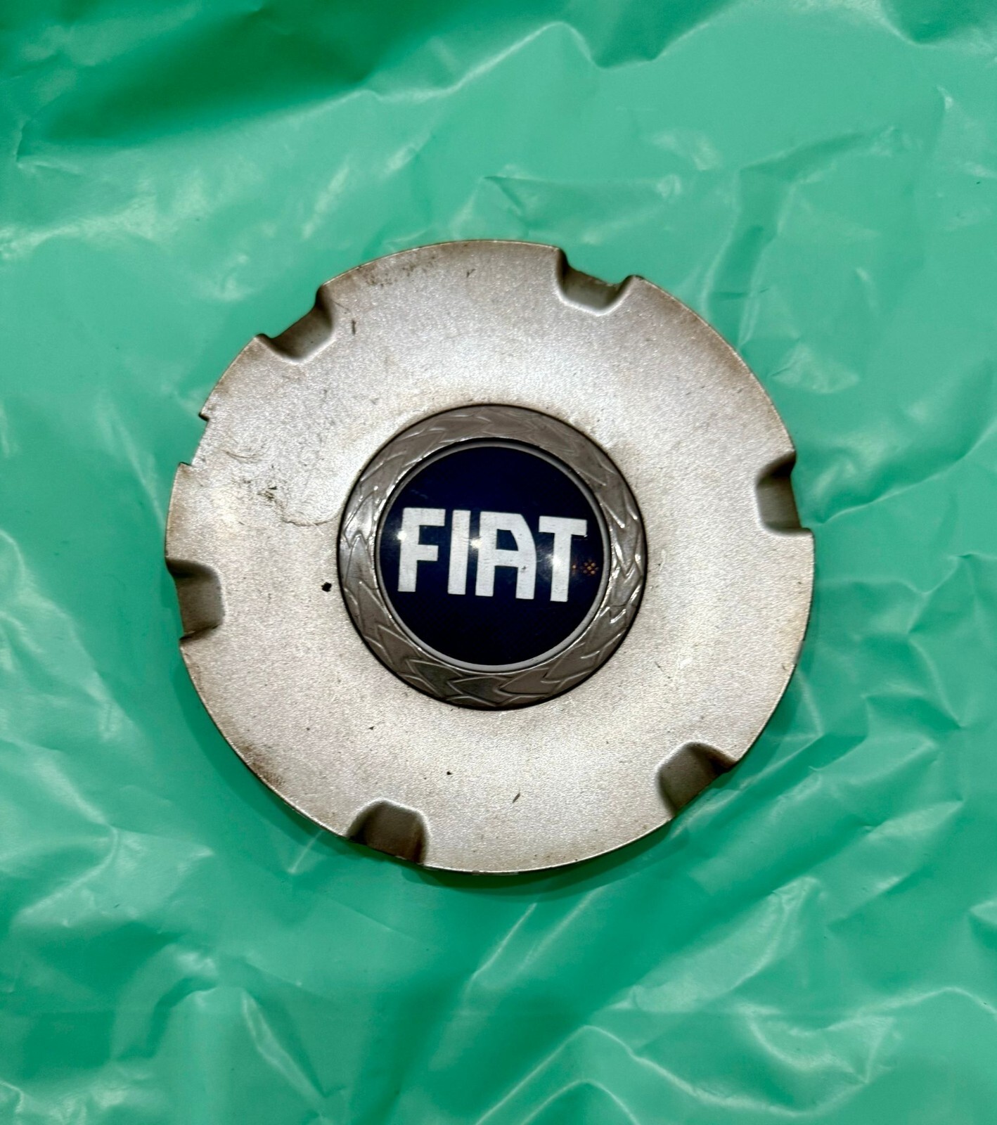 Coppetta Coprimozzo per cerchi in lega Fiat Panda Dal 2004/2012 Originale blu