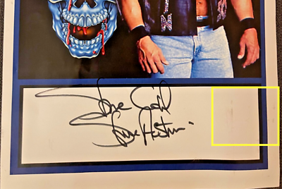Stone Cold Steve Austin Promo Picture Autograph Signed WWF WWE Hot