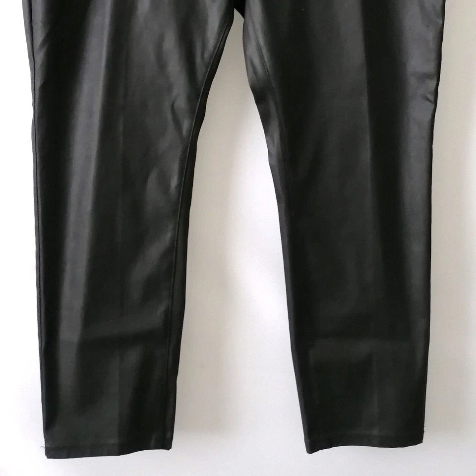 Pantalones al tobillo ajustados de tiro alto negros para mujer a.n.a A new Approach talla 22W nuevos con etiquetas Foto 3 de 4