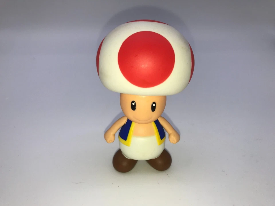 Minifigura 2012 World of Nintendo Mario TOAD 4 pulgadas Foto 3 de 4