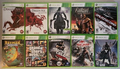 Lot of 10 Xbox 360 Games Bundle All Complete & Tested Fallout Rayman Etc