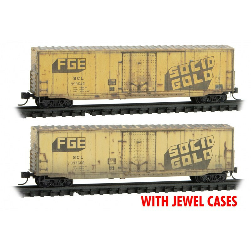 マイクロ・トレインズ Nスケール貨車　米国製 N Scale MICRO TRAINS 983 05 026 SCL /ex-FGE Weathered 50