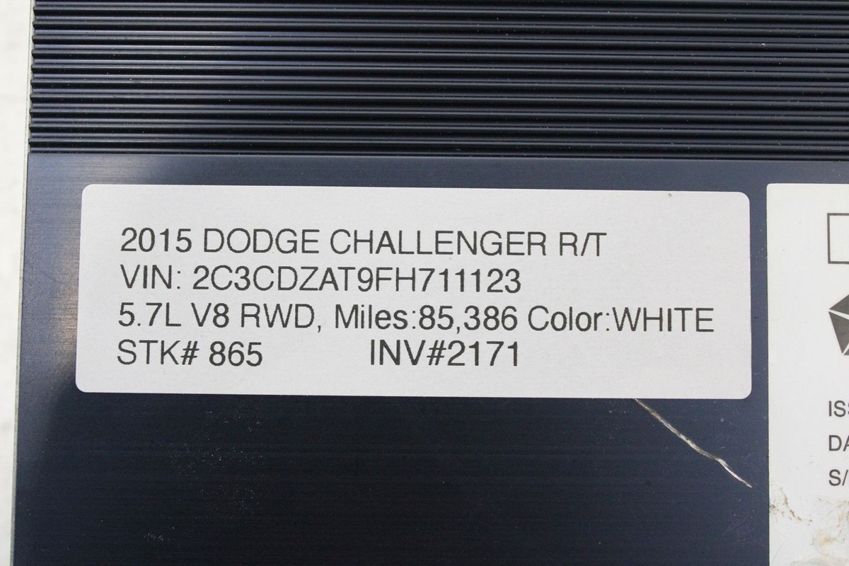 2015-2016 DODGE CHALLENGER SOUND AUDIO AMPLIFIER CONTROL MODULE