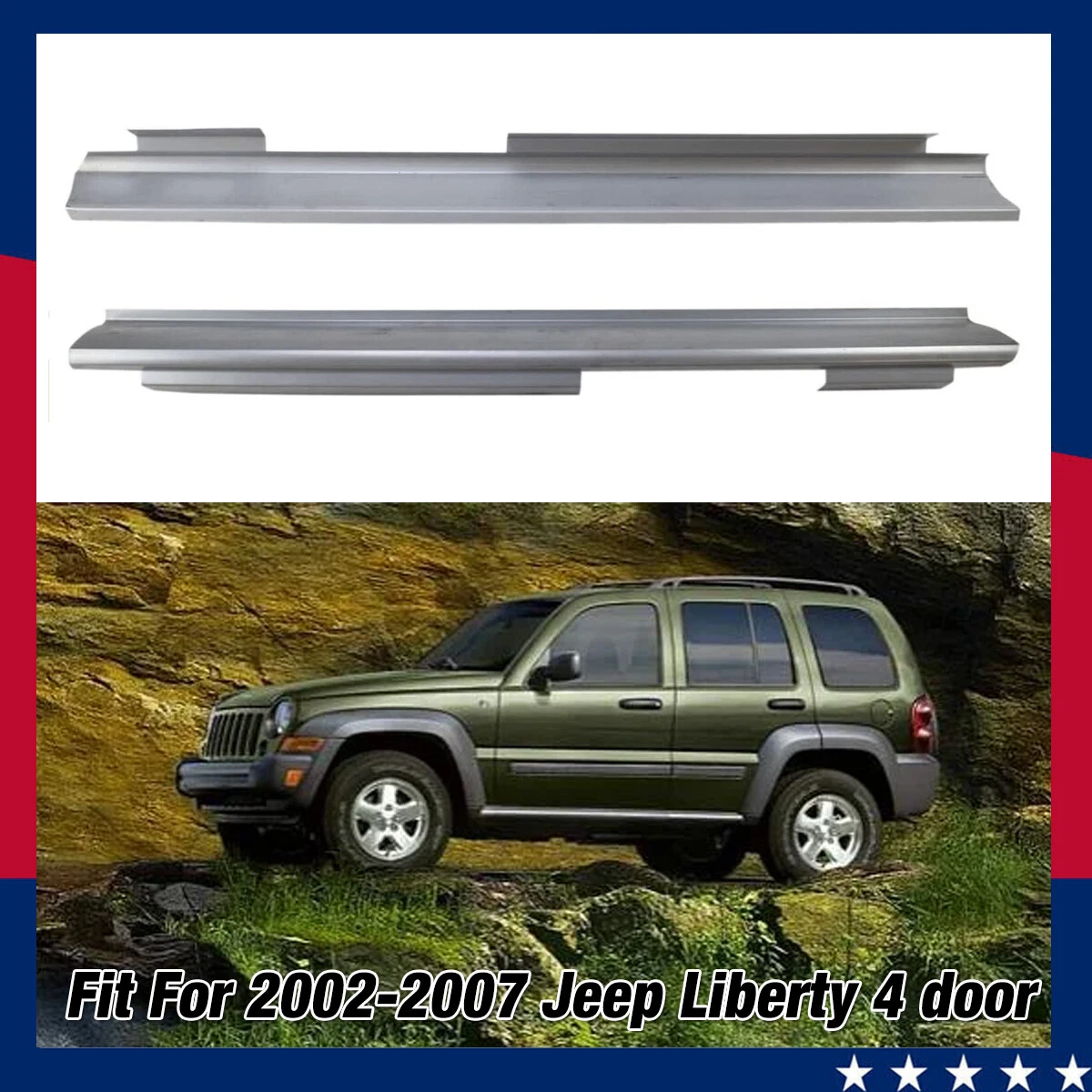 Jeep liberty plastic cheap rocker panel cover