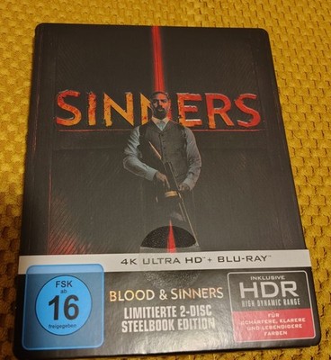 Blood & Sinners Steelbook mit 4K UHD Ultra HD und Blu-ray Limitiert Uncut Rar