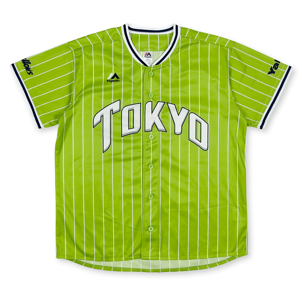New Majestic Japan NPB Tokyo Yakult Swallows Baseball Jersey Green