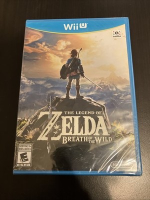 The Legend of Zelda Breath Wild Nintendo Wii U 7 Controller First Print Sealed