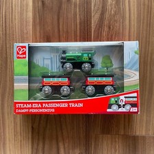 Hape STEAM-ERA PASSENGER TRAIN let's go steam locomotive 1297cd
