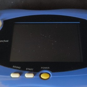 Wonder Swan Crystal Blue Violet BANDAI Console,Manual Boxed set, Working, Japan