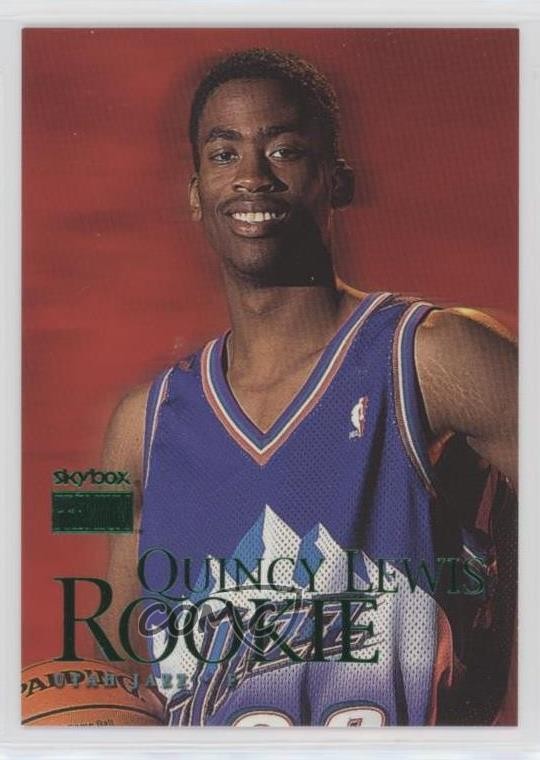1999-00 Skybox Premium Rookie Quincy Lewis #119 Rookie RC r5z