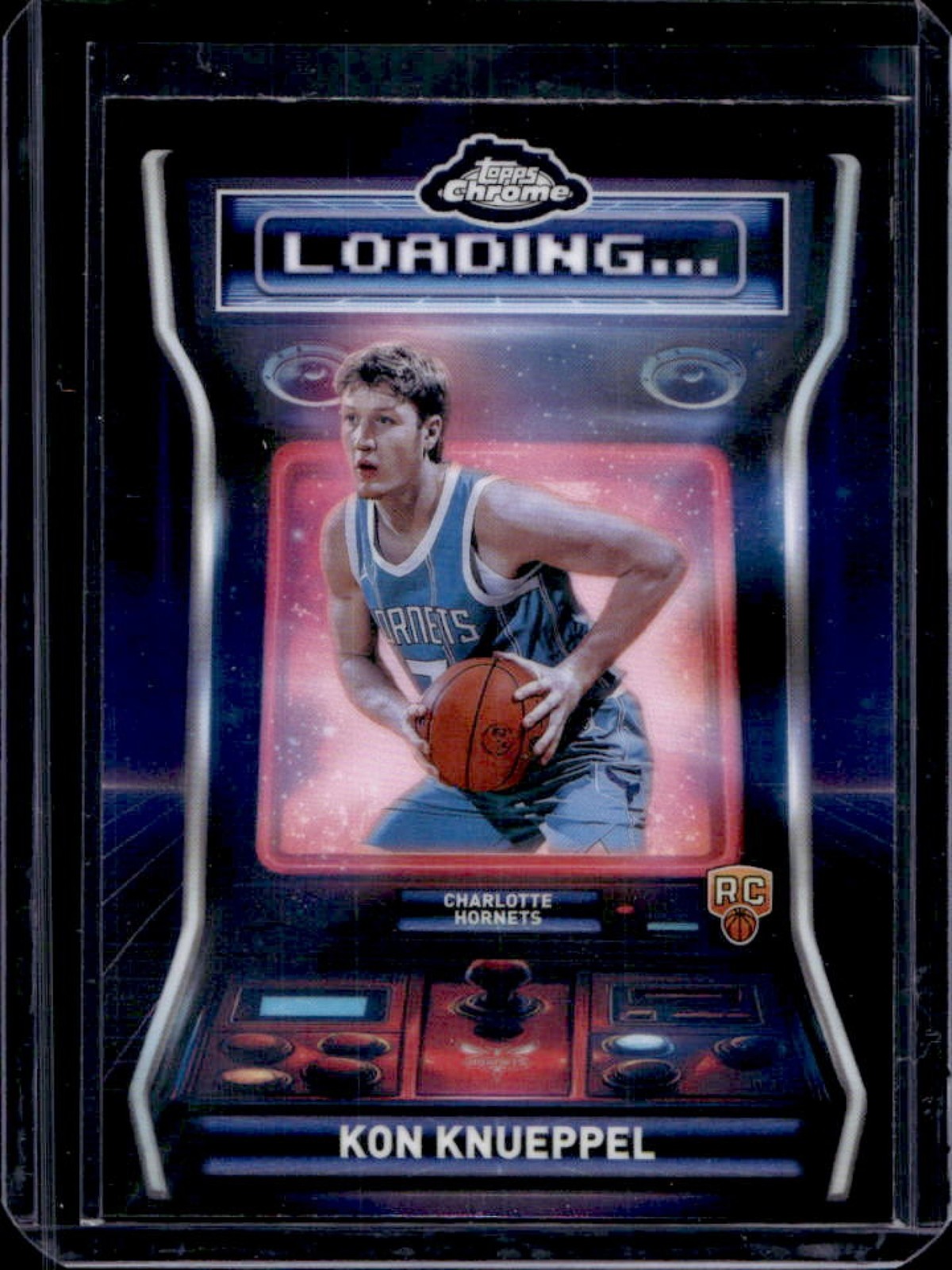 2025-26 Topps Chrome Kon Knueppel Loading RC Rookie #LD-13 Hornets