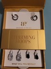 Bomb Party Charming Hoops- All In The Details ER82134 Hematite Plating — photo 1