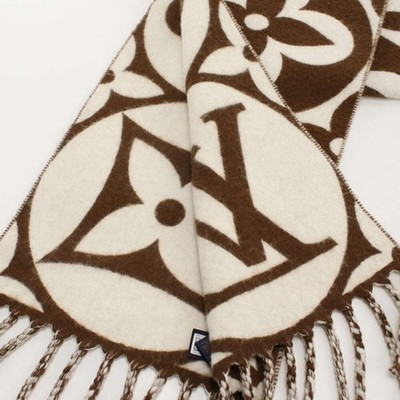 LOUIS VUITTON Scarf / LV medallion Flight mode M79215 Scarf wool