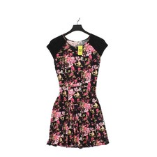 Oasis A-Line Midi Dress M in Black