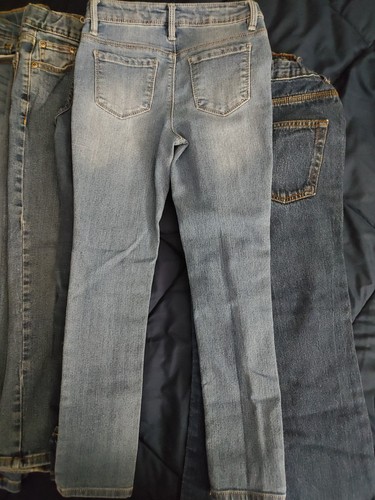 Girl Pants/Jeans Size 8 Lot Different Brands Wonder Nation Jordache Cat Jack - Picture 7 of 13
