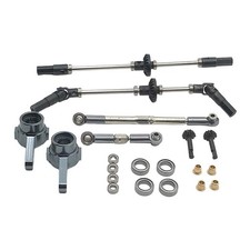 Eje de puente trasero delantero universal de metal, buje de dirección, accesorios de cojinete de metal