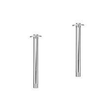 Set of 2 Stainless Steel Showerhead Bracket Wall Mount Holder Arm Extension