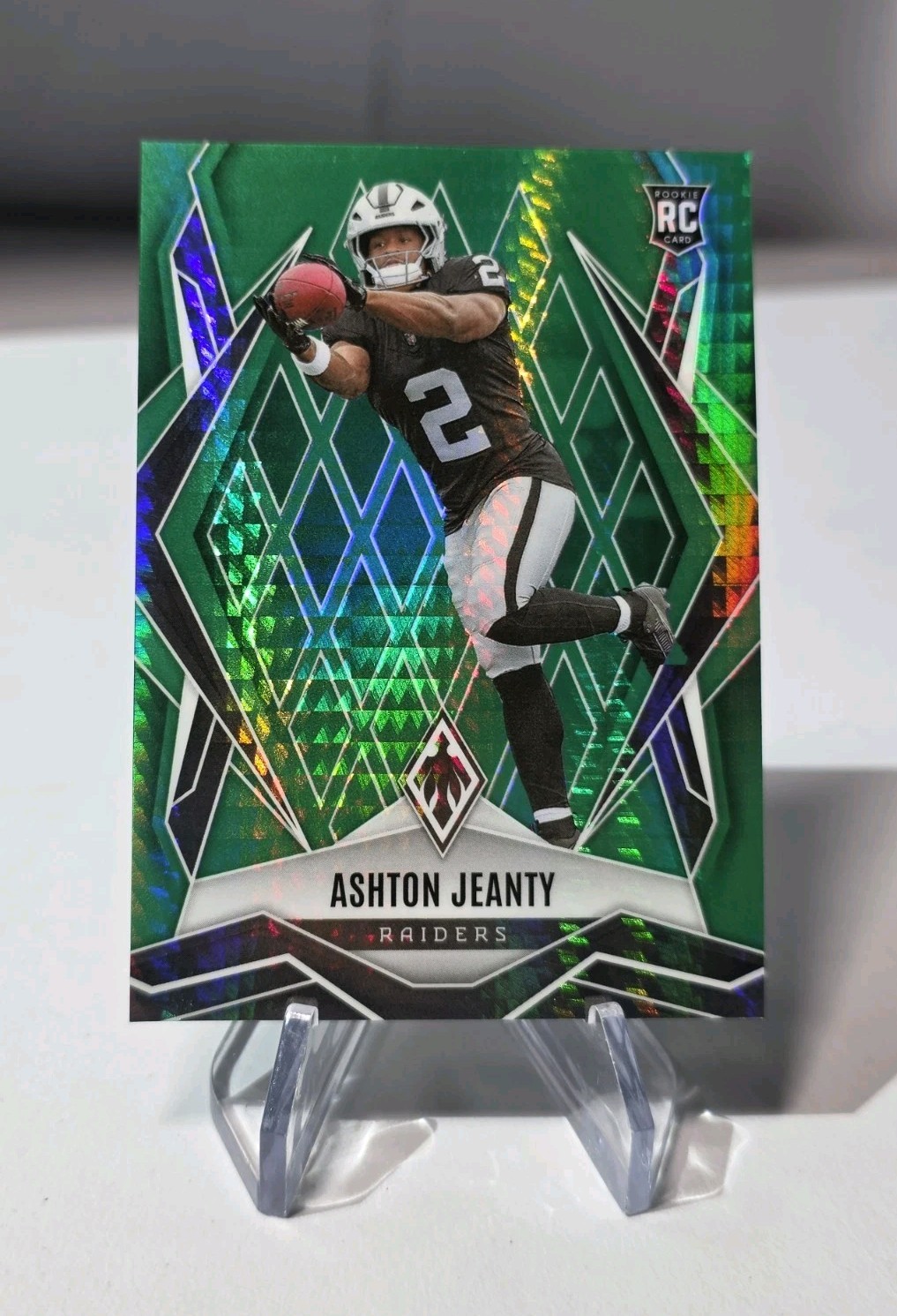 2025 Panini Phoenix - Ashton Jeanty Rookie Green Hyper /149 #158