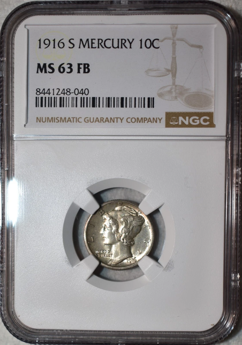 MS 63 Graded Mercury Dimes (1916-1945) for sale | eBay