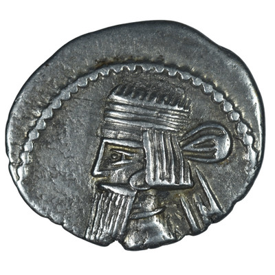 Ancient Greece Parthian Kingdom Vologese III Drachma Ecbatane