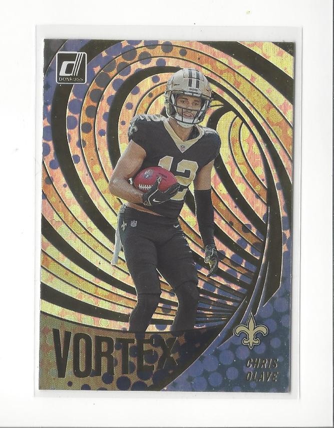 2022 Donruss Vortex #20 Chris Olave RC Rookie Saints
