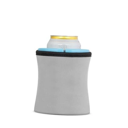 Wrapsulator Grey. Self–Chilling Can Cooler. Gets Colder With Regular Gray