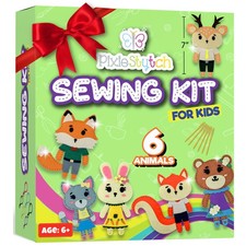 Sewing Kit for Kids - Sew  Create 6 Adorable Woodland Projects - Fun DIY Cra...