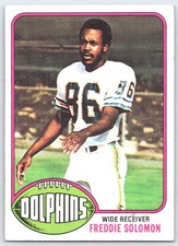 1976 Topps #278 Freddie Solomon Miami Dolphins