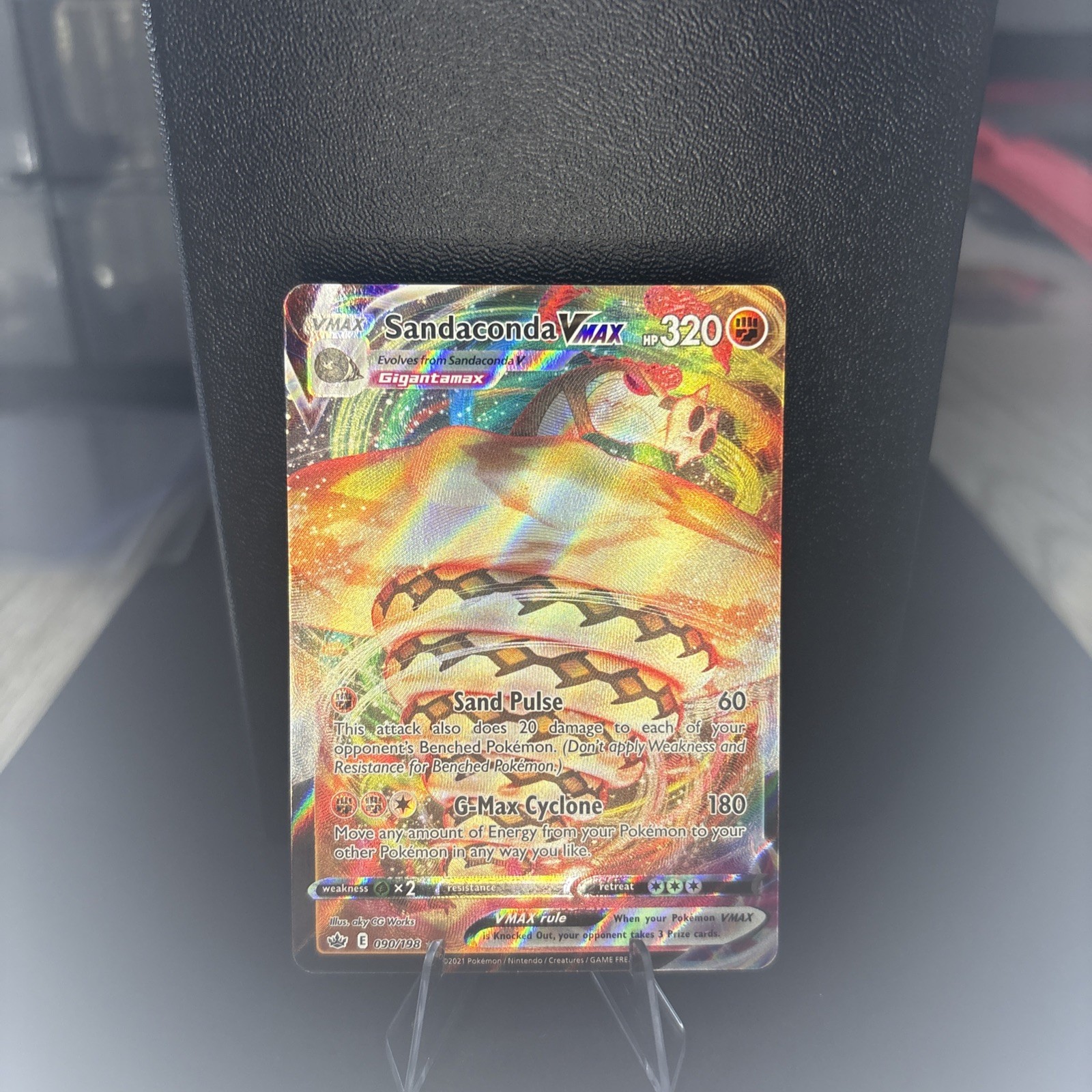Pokemon Sandaconda VMAX 090/198 Chilling Reign Sword & Shield ULTRA RARE