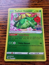 Radiant Venusaur 004/078 Pokémon GO Holo