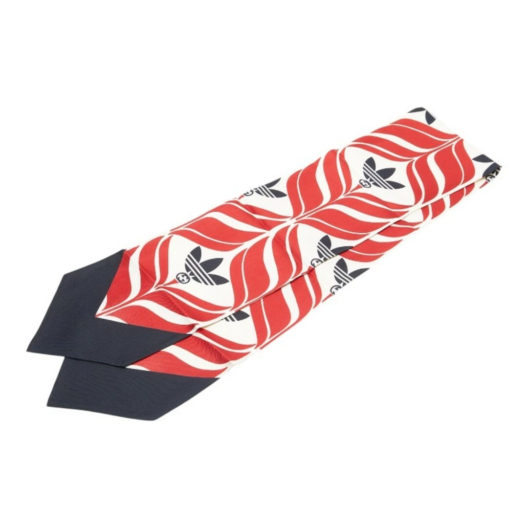 Gucci x adidas All over Pattern Neck Bow Bandoo écharpe pour femme GUCCI [1 0198781