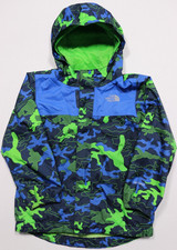 The North Face DryVent Jacket Boys 4 T Rain Jacket Mesh Lined Colorful Camo