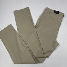 VRST 5 Pocket Chino Pants Men's 34x34 (33) Beige Performance Athletic Fit NWT
