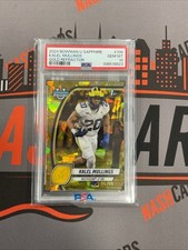 2024 Bowman Chrome U Sapphire Gold Refractor Kalel Mullings RC 32/50 PSA 10