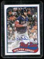 2024 Topps Update #89BA-WC Wilyer Abreu 1989 Topps 35th Anniversary Autographs