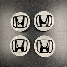H0nda Wheel Center Cap Oem White And Black Logo Set Of 4pcs 44742